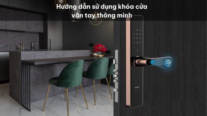 Hướng dẫn sử dụng khóa cửa vân tay avt