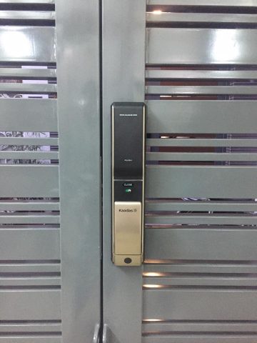 khóa vân tay cửa sắt/ khóa vân tay cho cửa sắt Kaadas K7-21