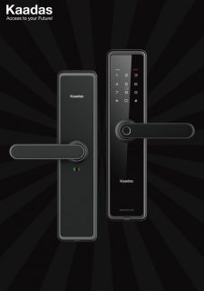 Ổ khóa vân tay Kaadas L8 thiết kế tinh giản tích hợp vân tay trên tay cầm tiện lợi