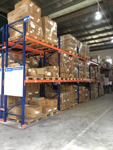 Hệ thống kho hàng với sức chứa lớn của Kaadas