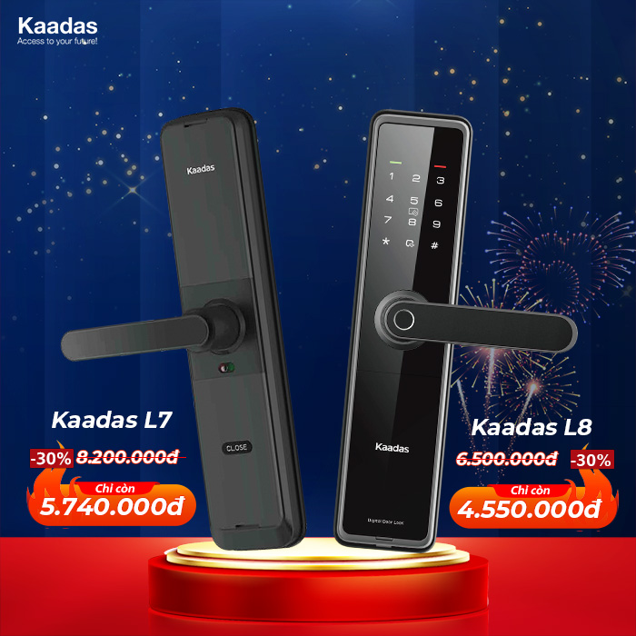 Lên đời khóa xinh - đón tết linh đình: Kaadas giảm giá khủng lên đến 40% dịp cuối năm