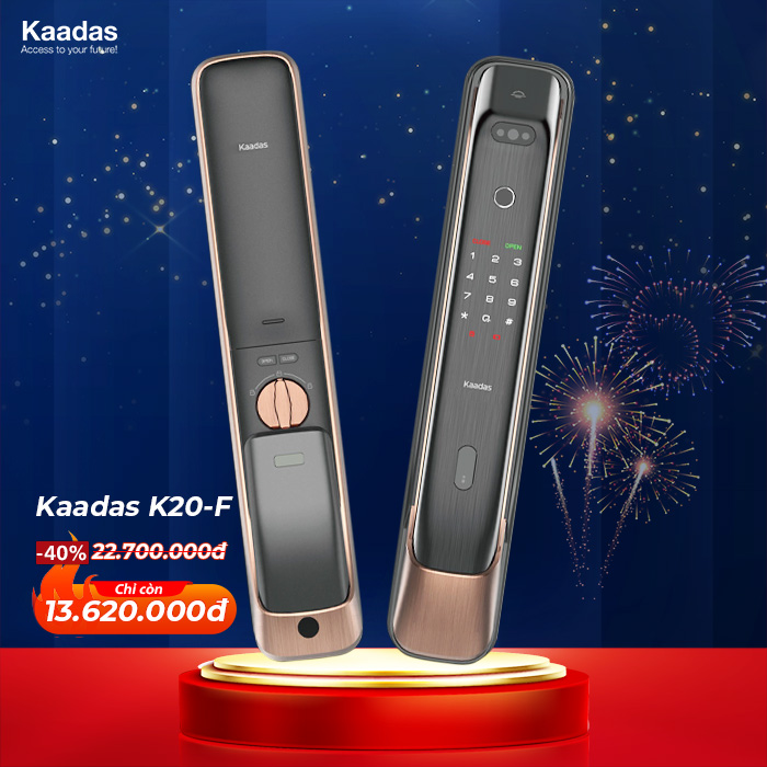 Lên đời khóa xinh - đón tết linh đình: Kaadas giảm giá khủng lên đến 40% dịp cuối năm