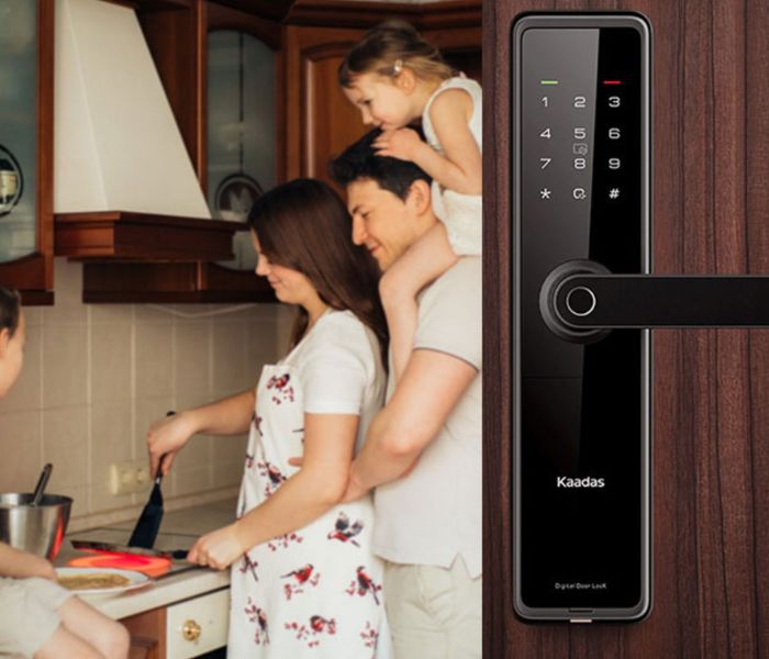 Khóa cửa mở bằng app điện thoại Kaadas 3
