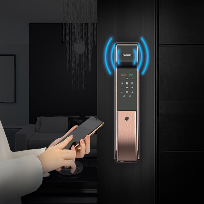 Công nghệ điều khiển từ xa trên khóa cửa thông minh Kaadas 1