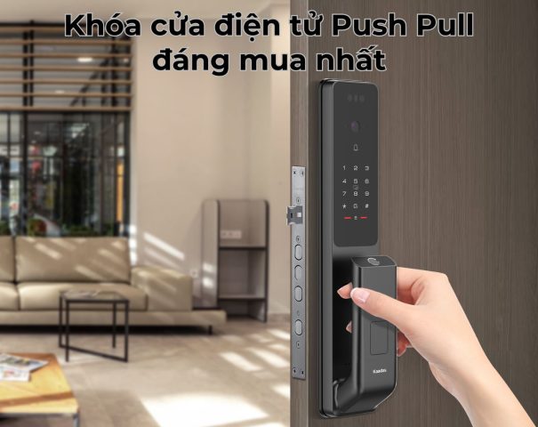 Khóa cửa điện tử Push Pull