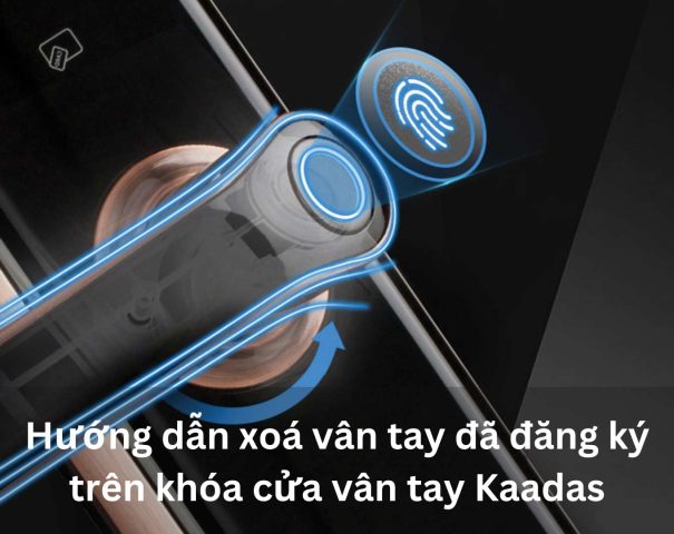 Hướng Dẫn Xóa Vân Tay Đã Đăng Ký Trên Khóa Cửa Vân Tay 4