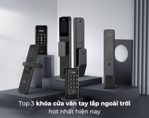 Khóa cửa vân tay lắp ngoài trời