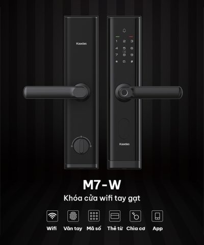 Khóa cửa đa dạng tính năng Kaadas M7-W