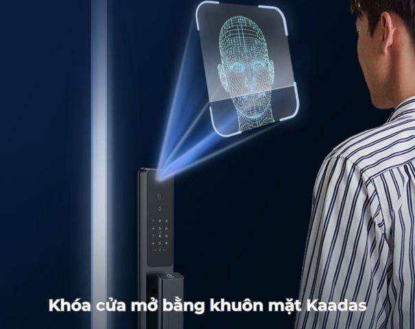 Khóa cửa mở bằng khuôn mặt Kaadas