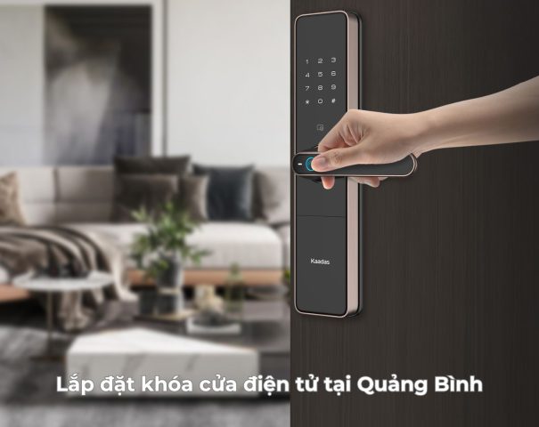 Lắp đặt khóa cửa điện tử tại Quảng Bình