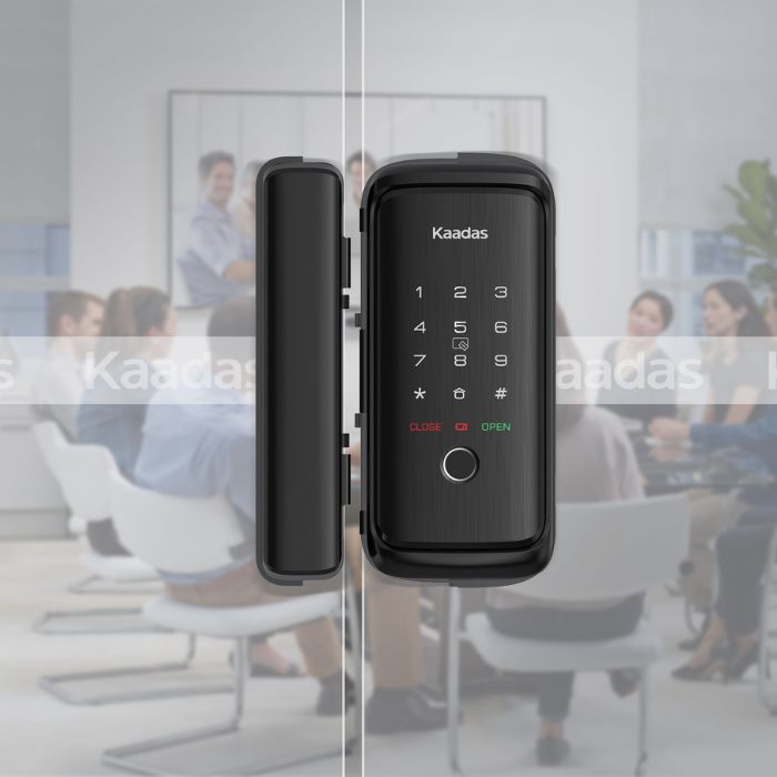 khoá vân tay cửa kính 2