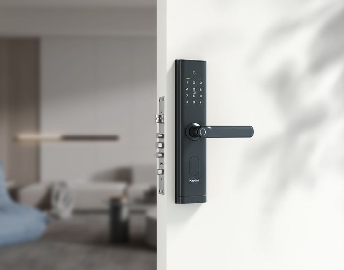 lắp đặt khóa cửa điện tử 3