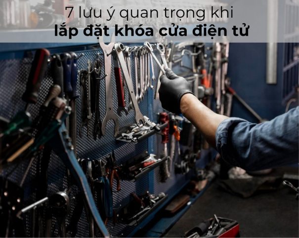 lắp đặt khóa cửa điện tử