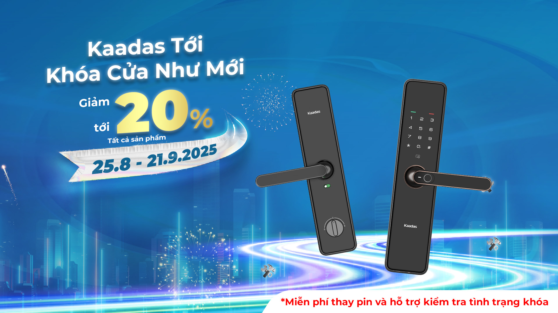 Bảo dưỡng khóa điện tử