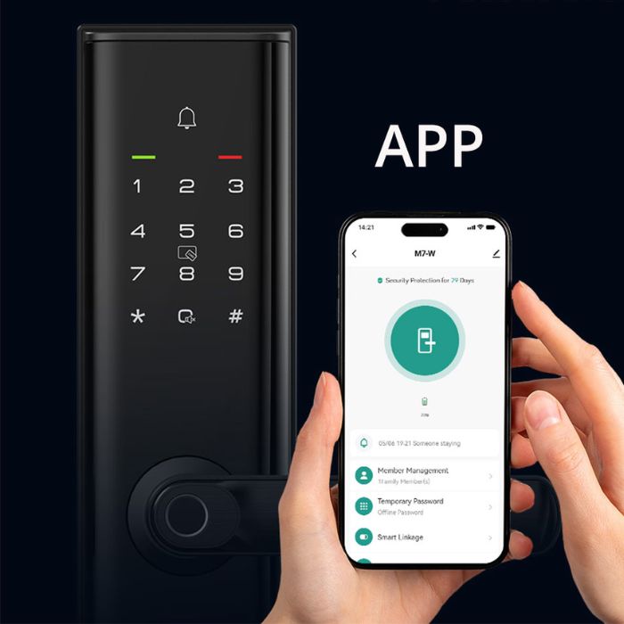 cách mở khóa cửa điện tử 10