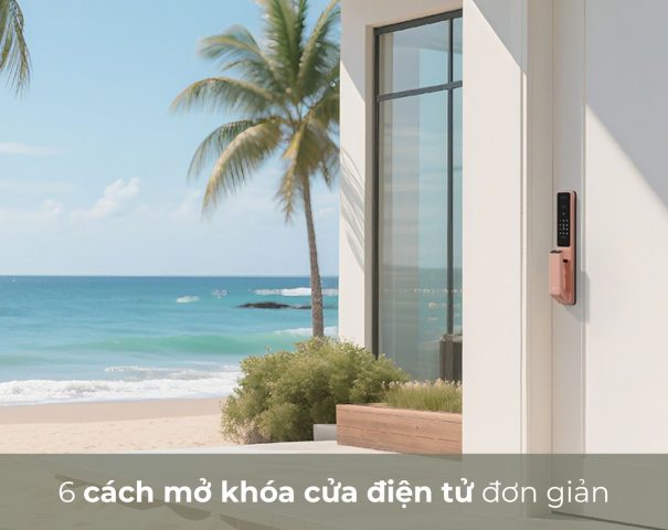 cách mở khóa cửa điện tử