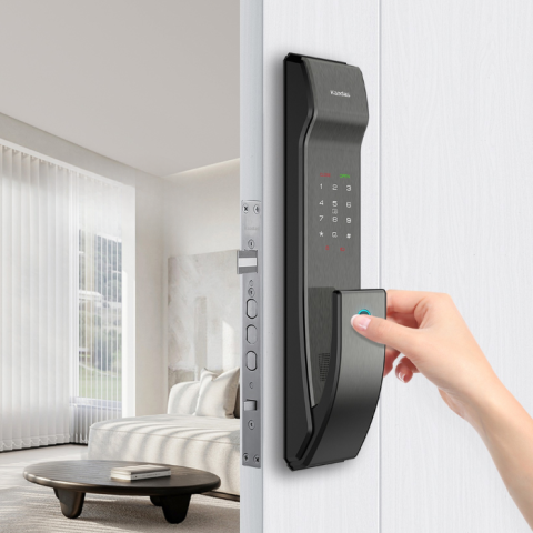 Kích thước thân khóa Kaadas K9-5W lắp đặt chuẩn kỹ thuật cho đố cửa