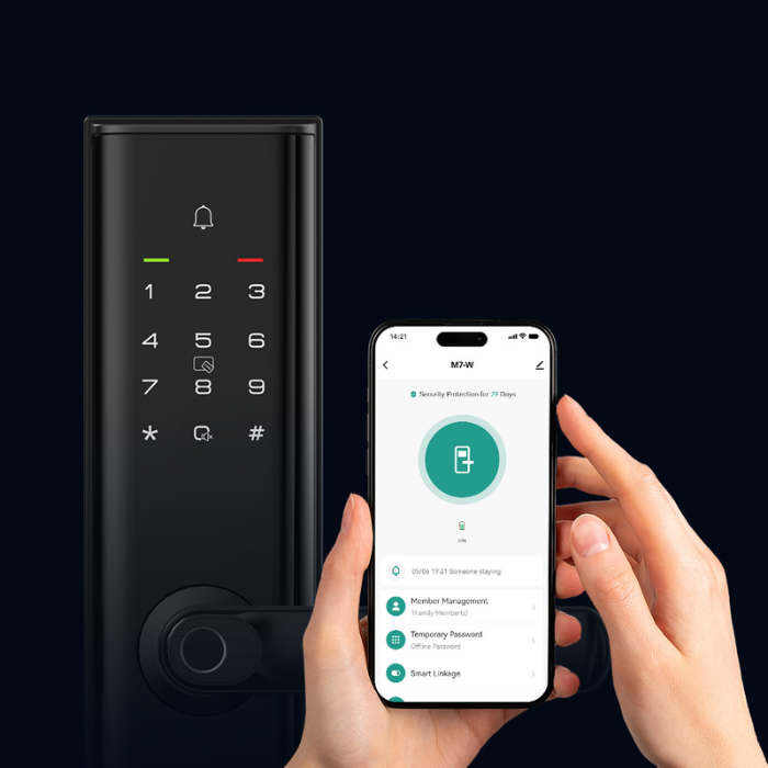 Khóa cửa vân tay cao cấp kaadas kết nối ứng dụng