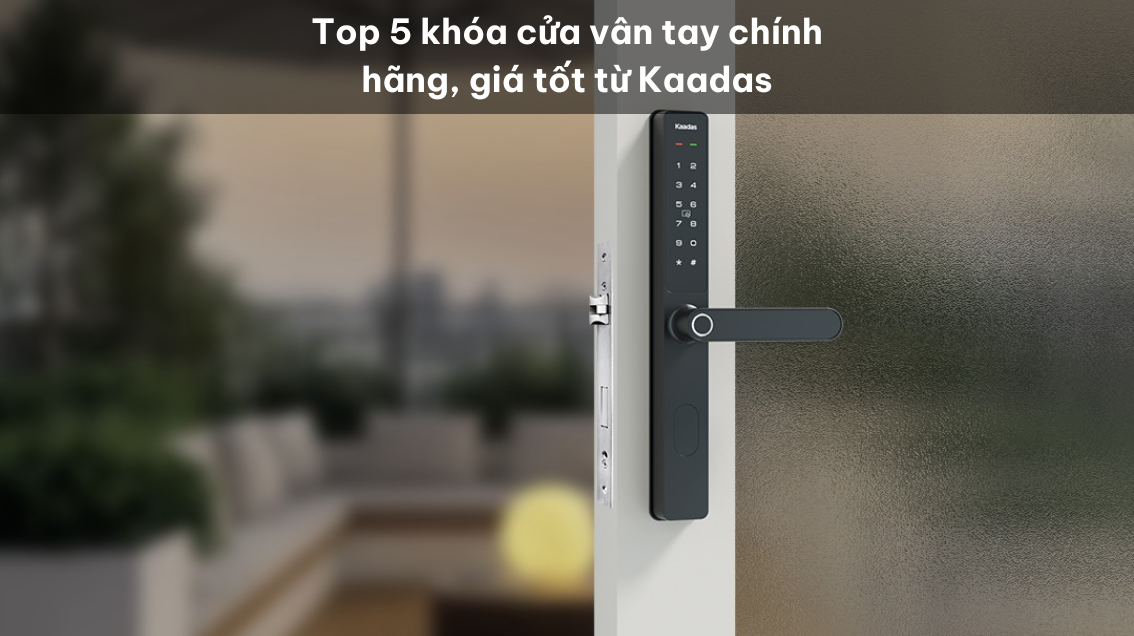 Khóa cửa vân tay chính hãng avt