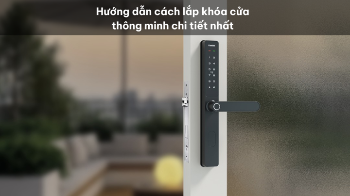 Cách lắp khóa cửa thông minh avt