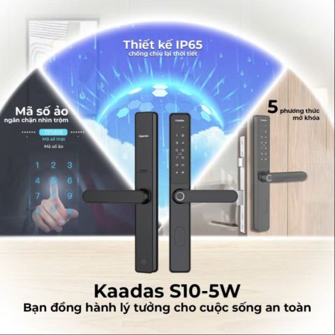 khoá thẻ từ cửa nhôm 5