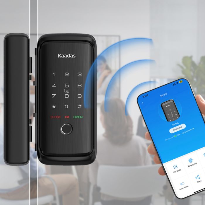 khóa vân tay cửa kính giá rẻ 1