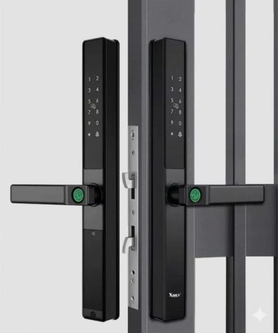 Khóa vân tay cửa nhôm