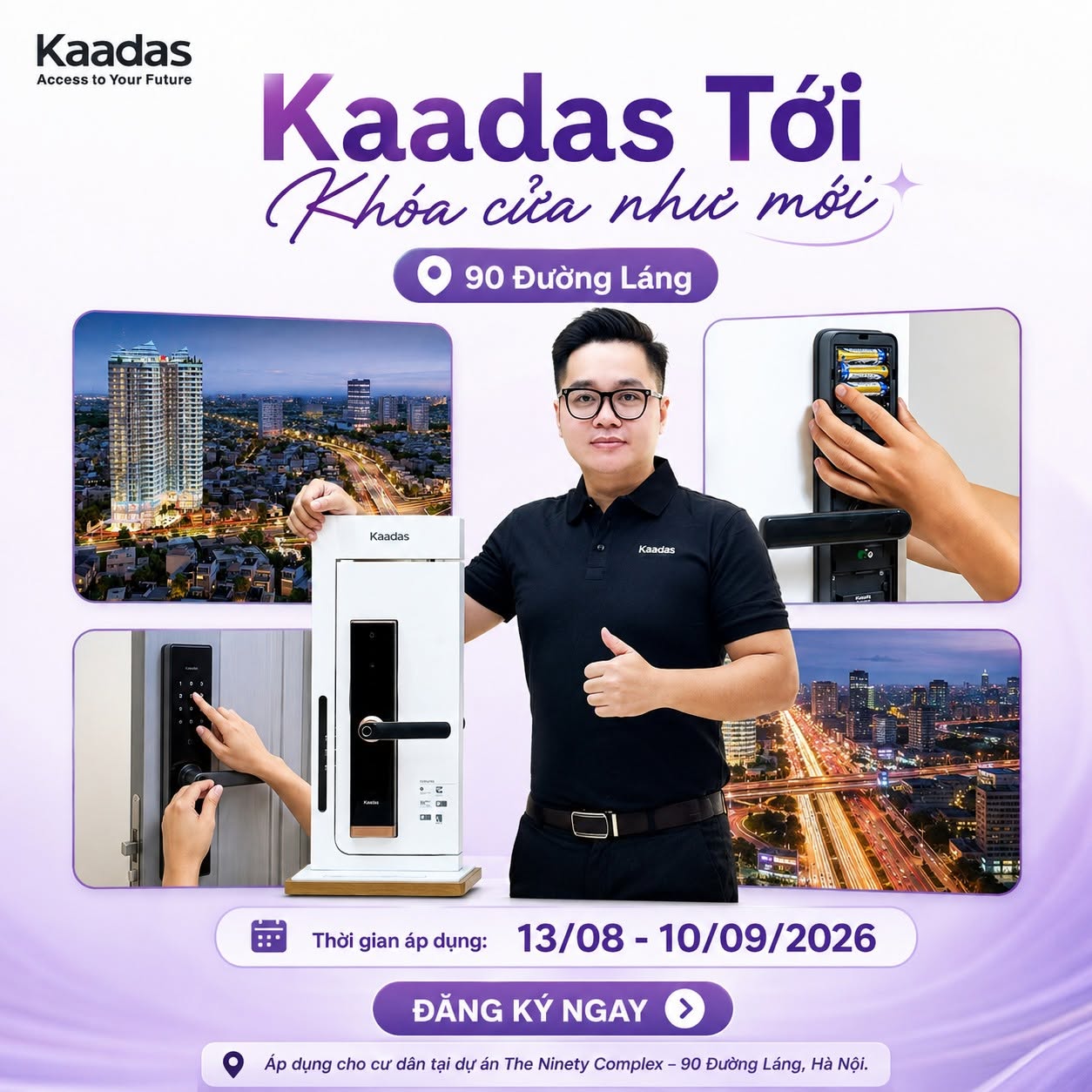 Kaadas tới khóa cửa như mới 2026