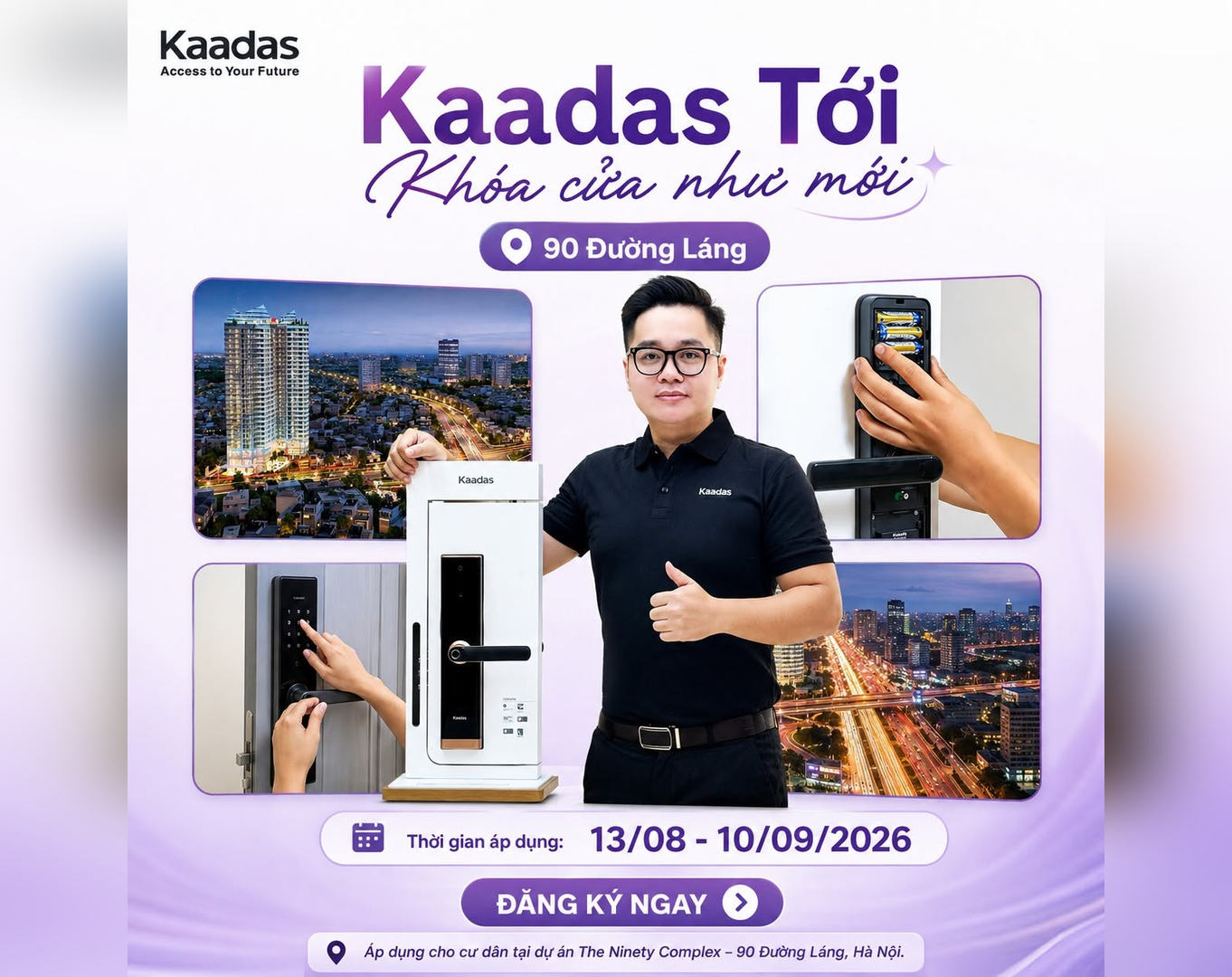 Kaadas Tới - Khóa Cửa Như Mới 2026